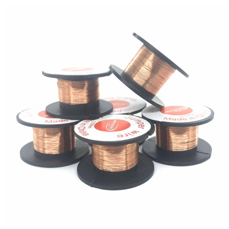1 Cuộn Dây Đồng 0.1mm Pcb Sửa Chữa Điện Thoại / Máy Tính