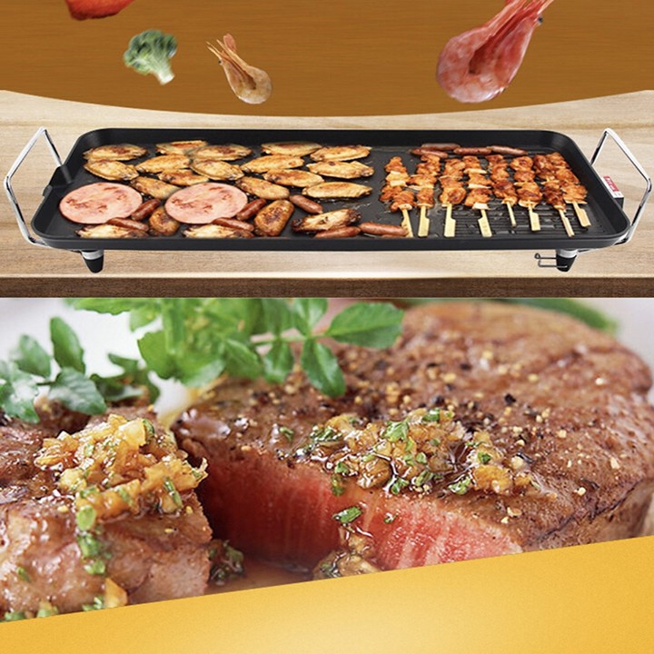 Bếp Nướng BBQ Điện Mặt bếp Chống Dính Tốc Độ Nướng Nhanh