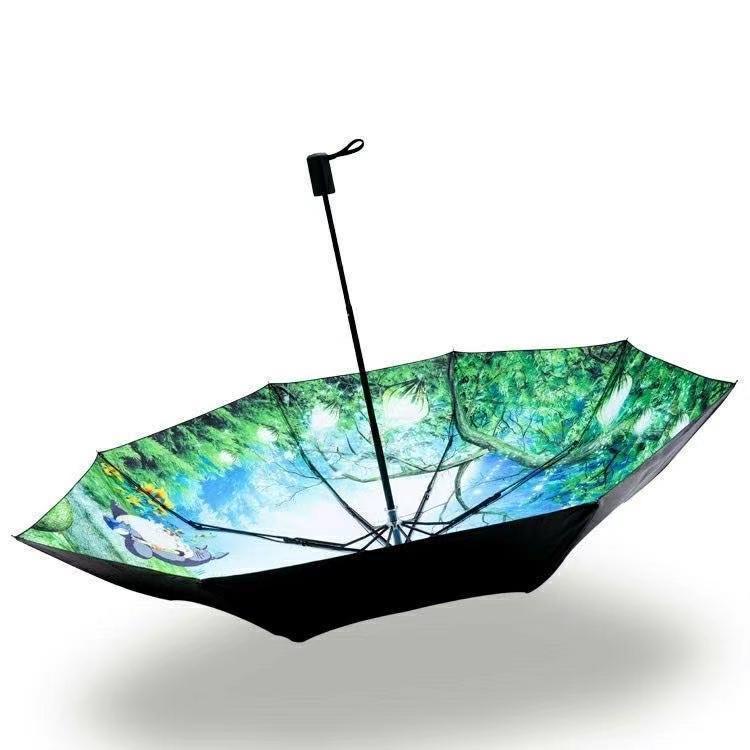 Dù Che Nắng Chống Tia Uv 50% In Họa Tiết Hoạt Hình Totoro