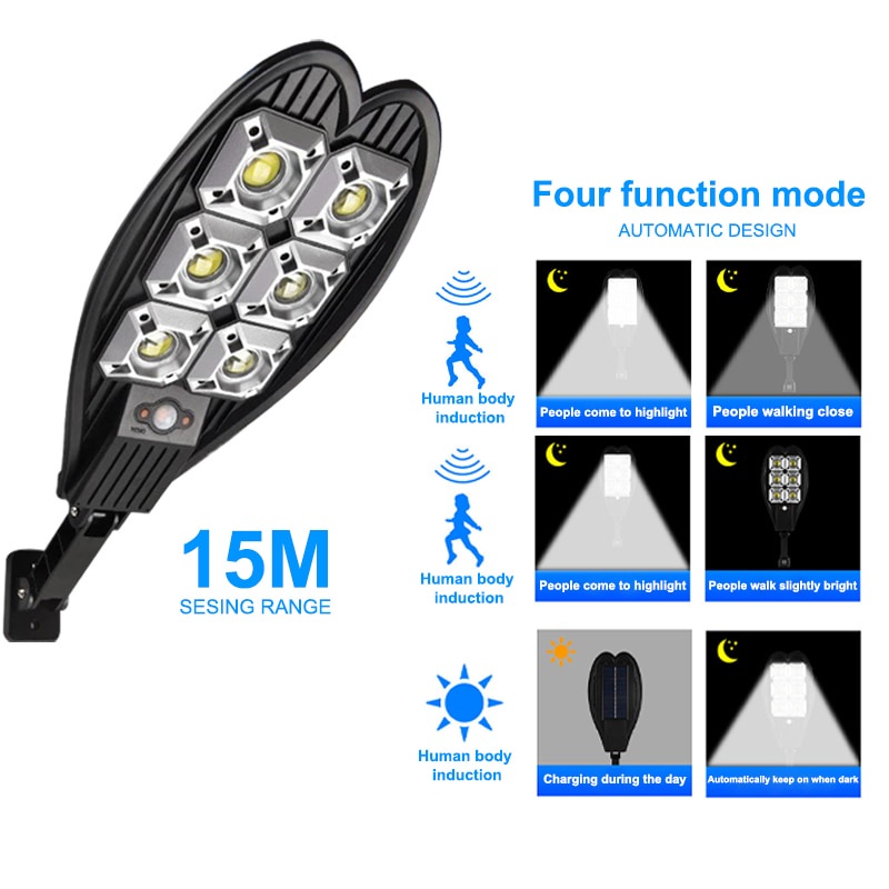 Đèn LED Năng Lượng Mặt Trời Chống Thấm Nước Cảm Biến Chuyển Động 700Watts
