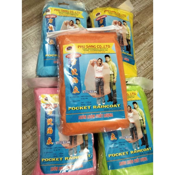 Áo mưa tiện lợi cao cấp loại 1, nhám dày đẹp.