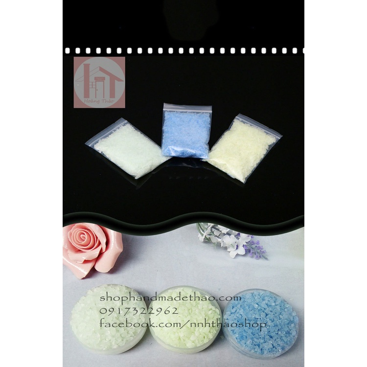 Hạt dạ quang nhựa dạng mảnh nhỏ túi 10gr