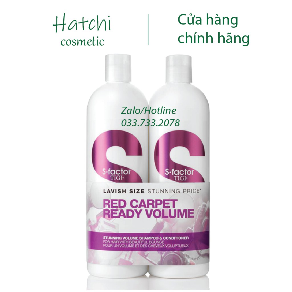 Bộ Dầu Gội Xả Tigi Trắng Tigi S Factor Volume Cao Cấp Mới Hàng Anh