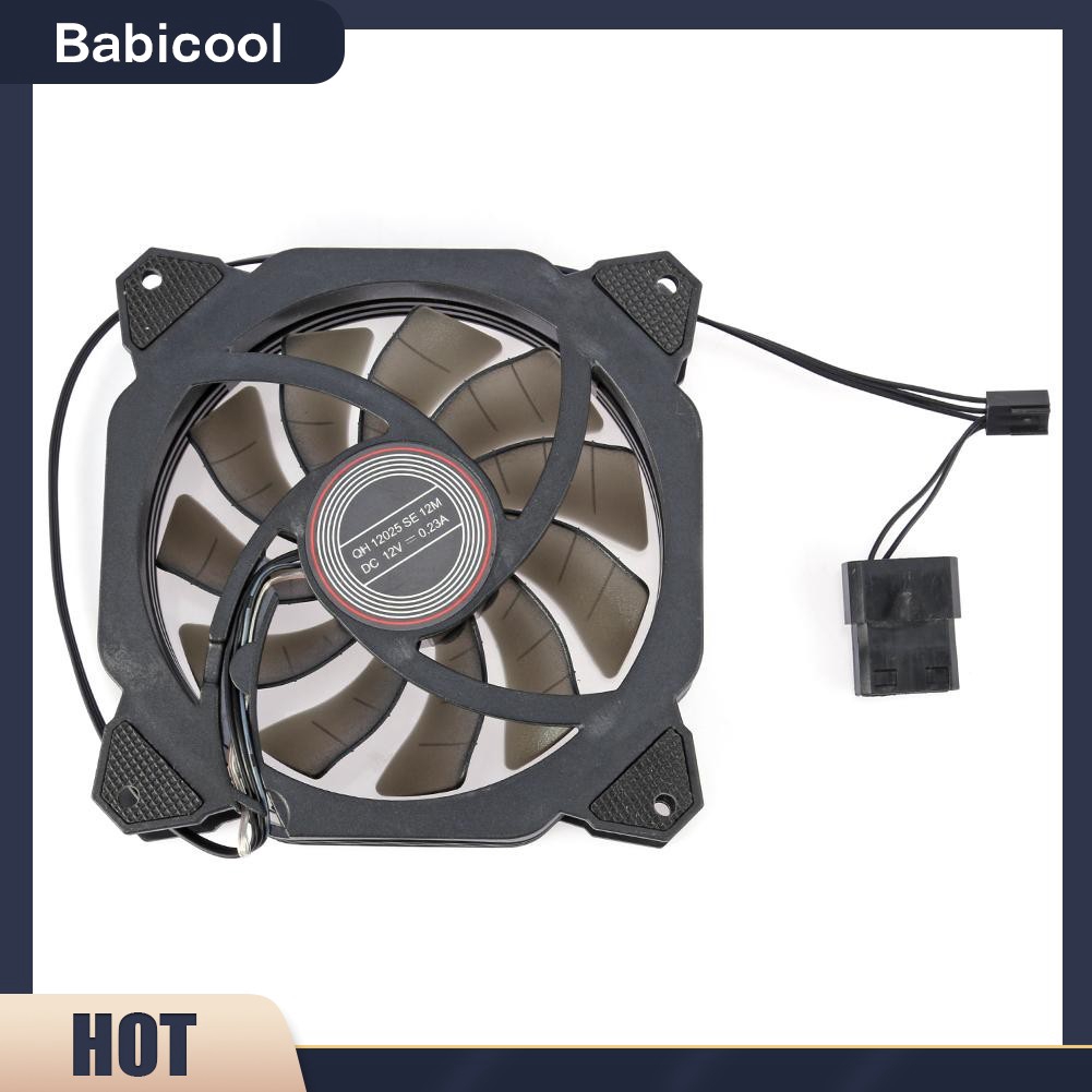 DC 12V PC Cooler 120mm Dual Halo Hydraulic Bearing CPU Cooling Fan