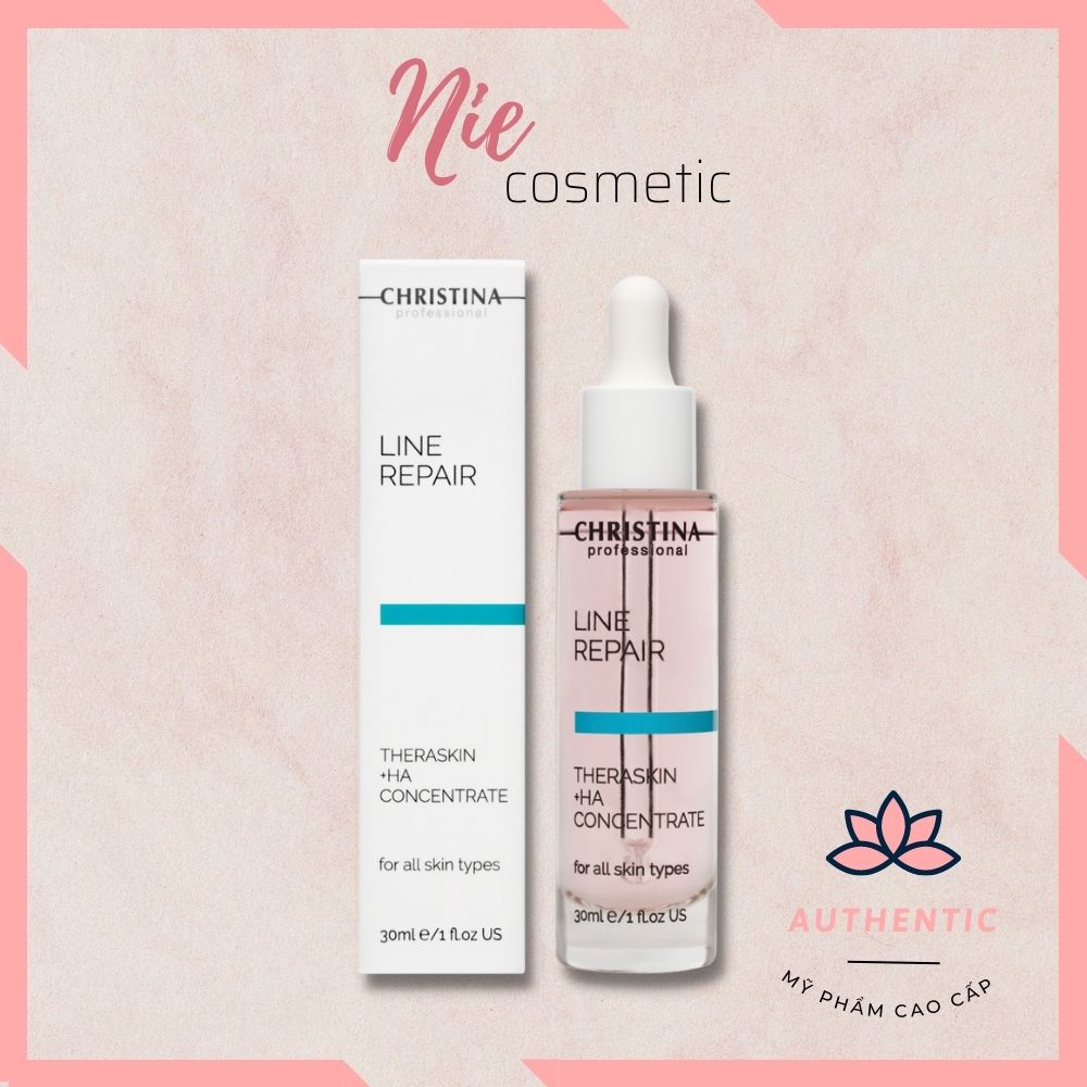 Serum cấp nước trẻ hoá da  Christina Line Repair Theraskin+ HA 30ml và 50ml