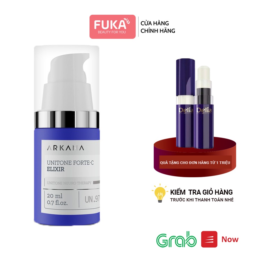 Serum huyết thanh trắng da ARKANA - Tinh chất trẻ hóa da UNITONE FORTE dùng cho da nám
