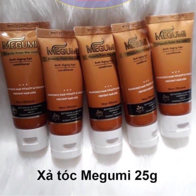 [ Mẫu Thử 25g ] Dầu Xả Ngăn Rụng Tóc Megumi 25g