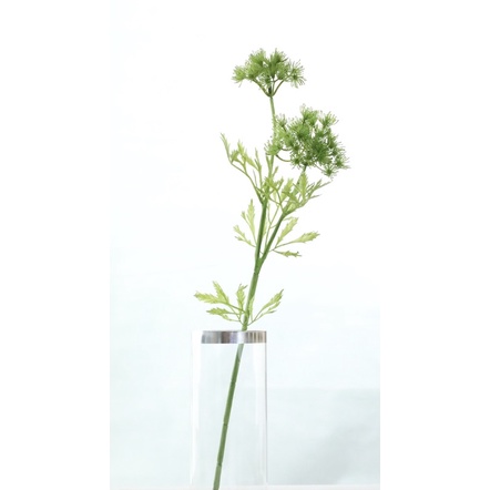 Cành hoa tiểu hồi màu xanh lá cao 53cm đẹp sinh động, dùng trong hoa decor thiết kế, hoa bó cô dâu
