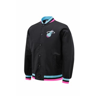 NBA Áo Khoác Thể Thao Bóng Rổ Thêu Logo Miami khoác
