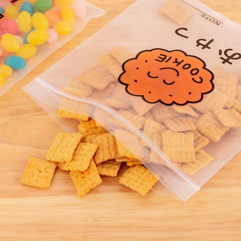 Túi Zip Đựng Đồ Đa Năng Tiện Dụng Hình Bánh Mì Cookie Xinh Xắn