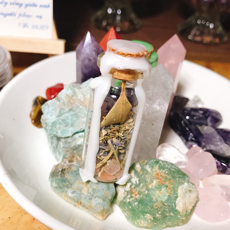 Spell Jar - lọ ma thuật - spell mini thu hút năng lượng tích cực, hỗ trợ phong thuỷ