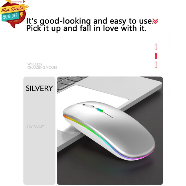 Chuột Không Dây Bluetooth 5.1 2.4g 3 Chế Độ 500mah Sạc Được Dùng Cho Văn Phòng