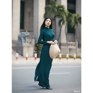 Áo dài truyền thống lụa tây thi