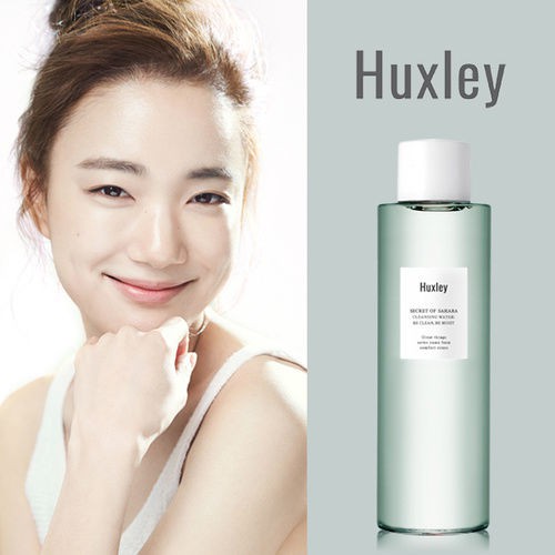 Gel Rửa Mặt &amp; Nước Tẩy Trang Dịu Nhẹ, Làm Sạch Sâu Huxley Cleansing Duo (Cleansing Water + Cleansing Gel)