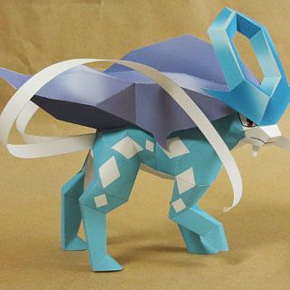 Mô hình giấy Pokemon: Suicune Ver.2