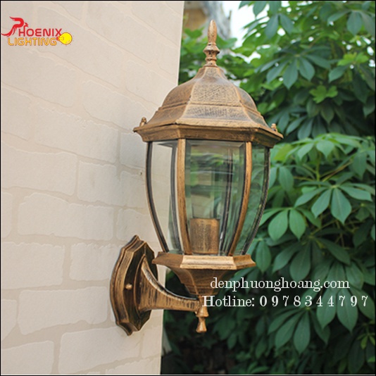 Đèn tường trang trí ngoại thất, nội thất chất liệu nhôm không gỉ sét