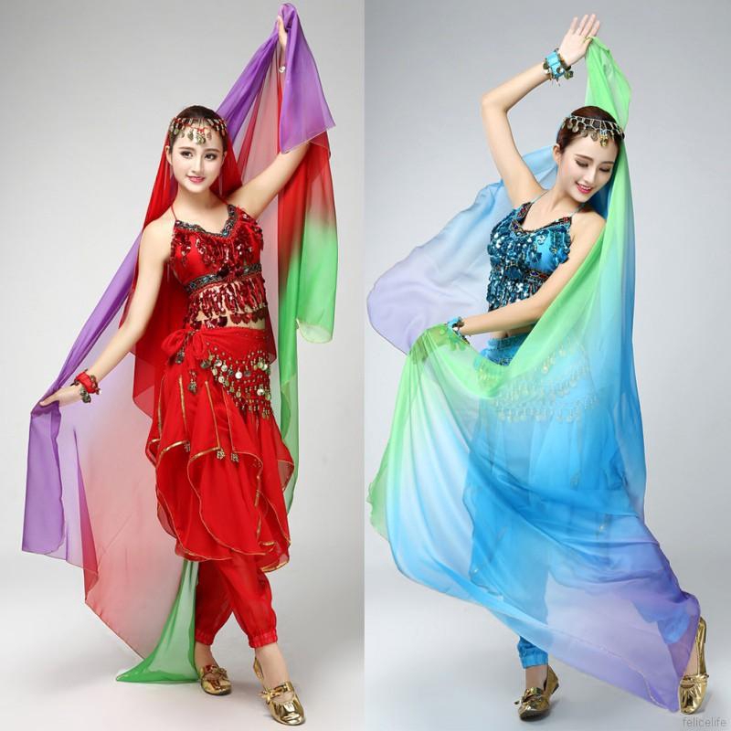 Khăn choàng vải chiffon múa bụng