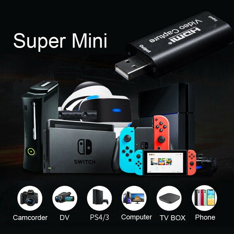 Thẻ ghi video âm thanh chuyển đổi từ HDMI sang USB 1080P để chơi game hoặc phát sóng trực tiếp | BigBuy360 - bigbuy360.vn