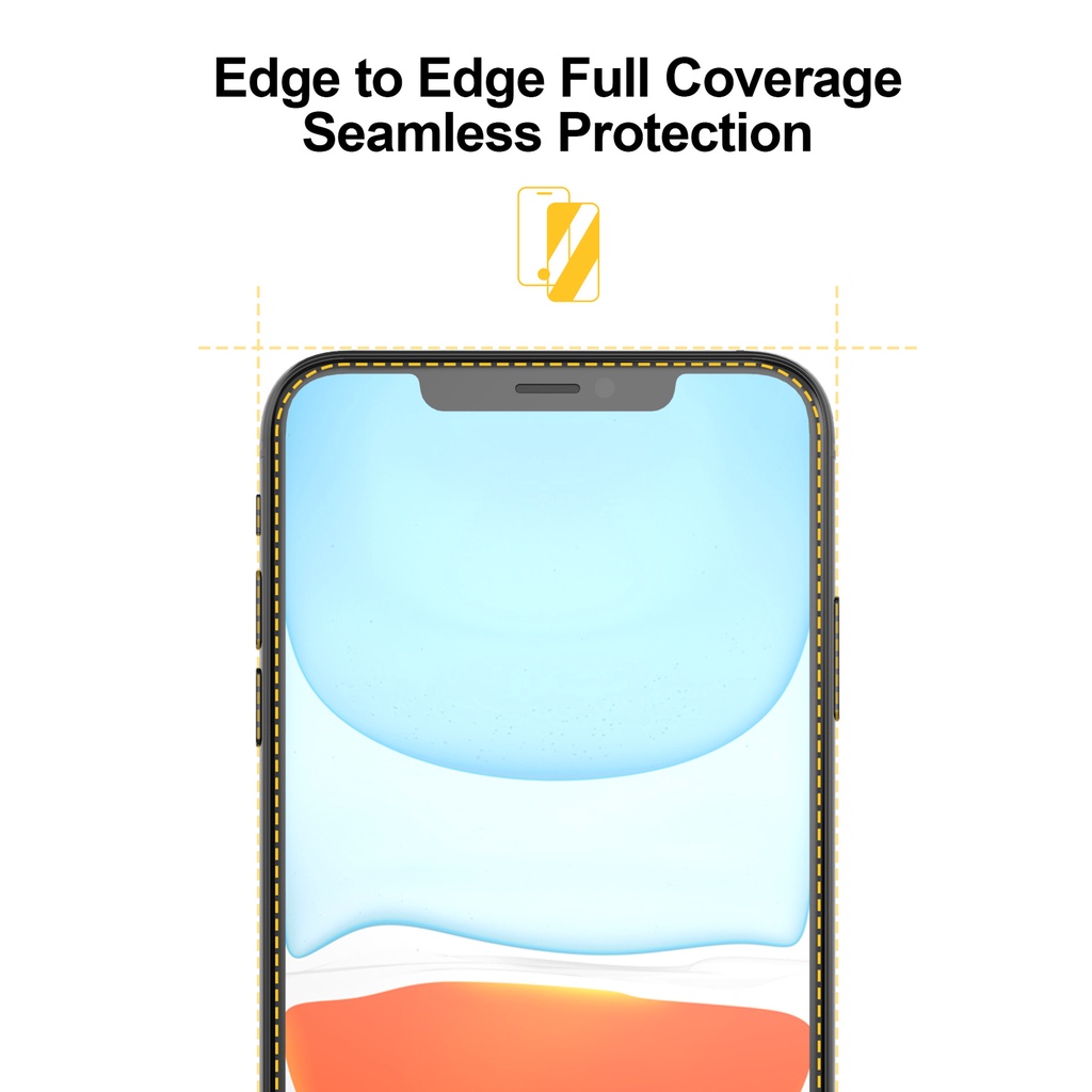 Kính cường lực 9H Calstone Chống ánh sáng xanh cho IPhone 11