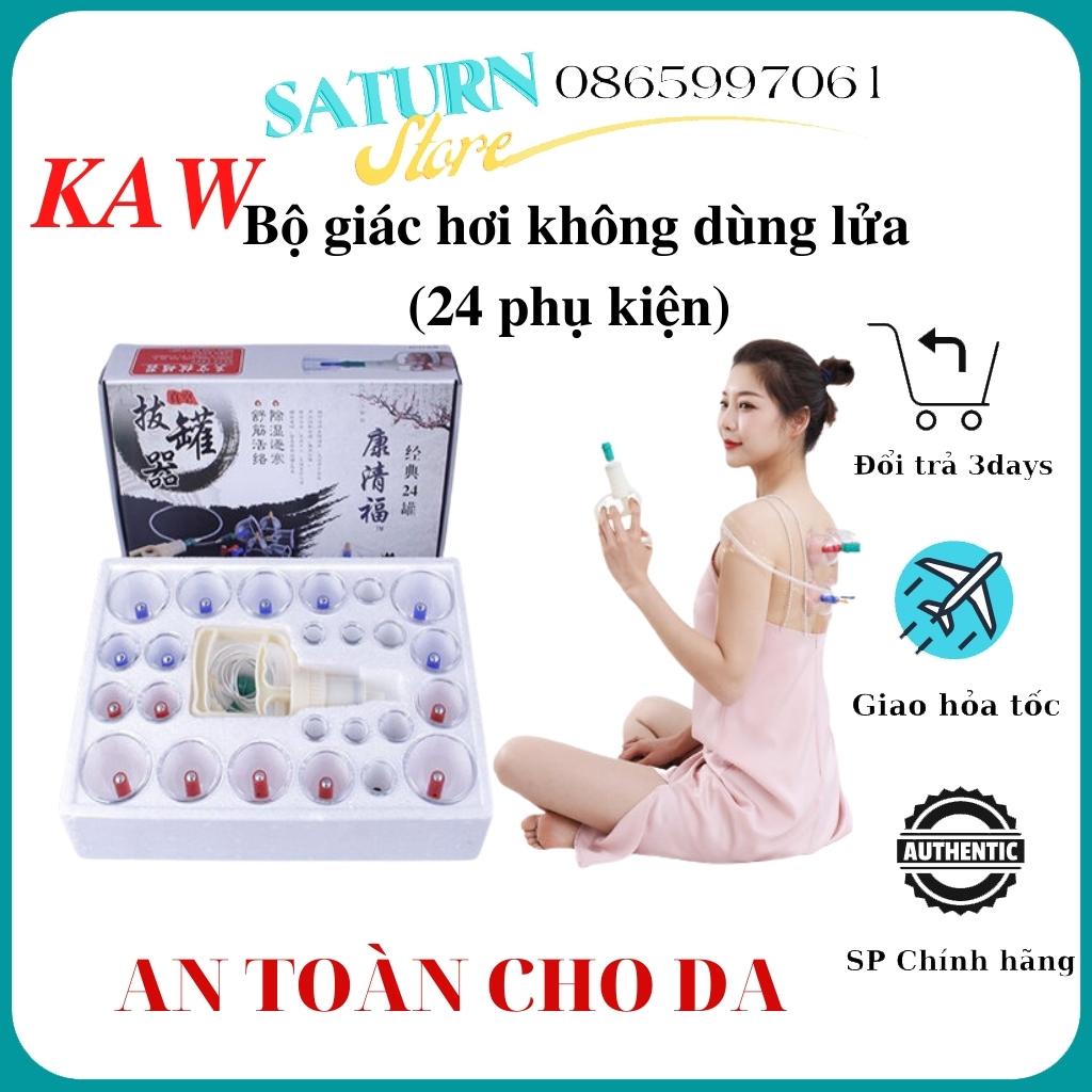 Bộ giác hơi cạo gió 24 phụ kiện không dùng lửa loại tốt, Bộ Dụng Cụ Giác Hơi Hàn Quốc Cao Cấp Mua Ngay nhé - HÀNG LOẠI 1