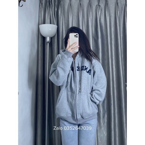 Áo khoác nỉ bông dày ANDEARDI kéo khóa có mũ basic - SINNA STORE | BigBuy360 - bigbuy360.vn