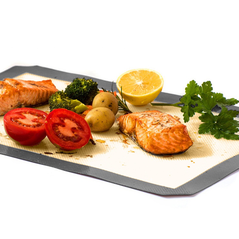 1 tấm lót làm bánh bằng silicon chống dính bảo vệ môi trường 30x20cm
