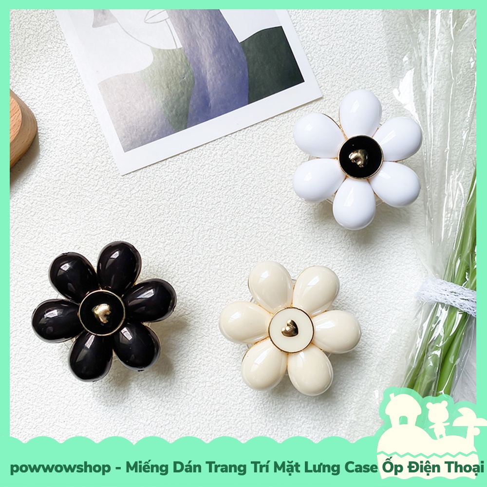 [Sẵn VN - Hỏa Tốc] Miếng Dán DIY 3M Tay Vịn Trang Trí Mặt Lưng Ốp Điện Thoại Mẫu Hình Hoa Đơn Giản Tinh Tế