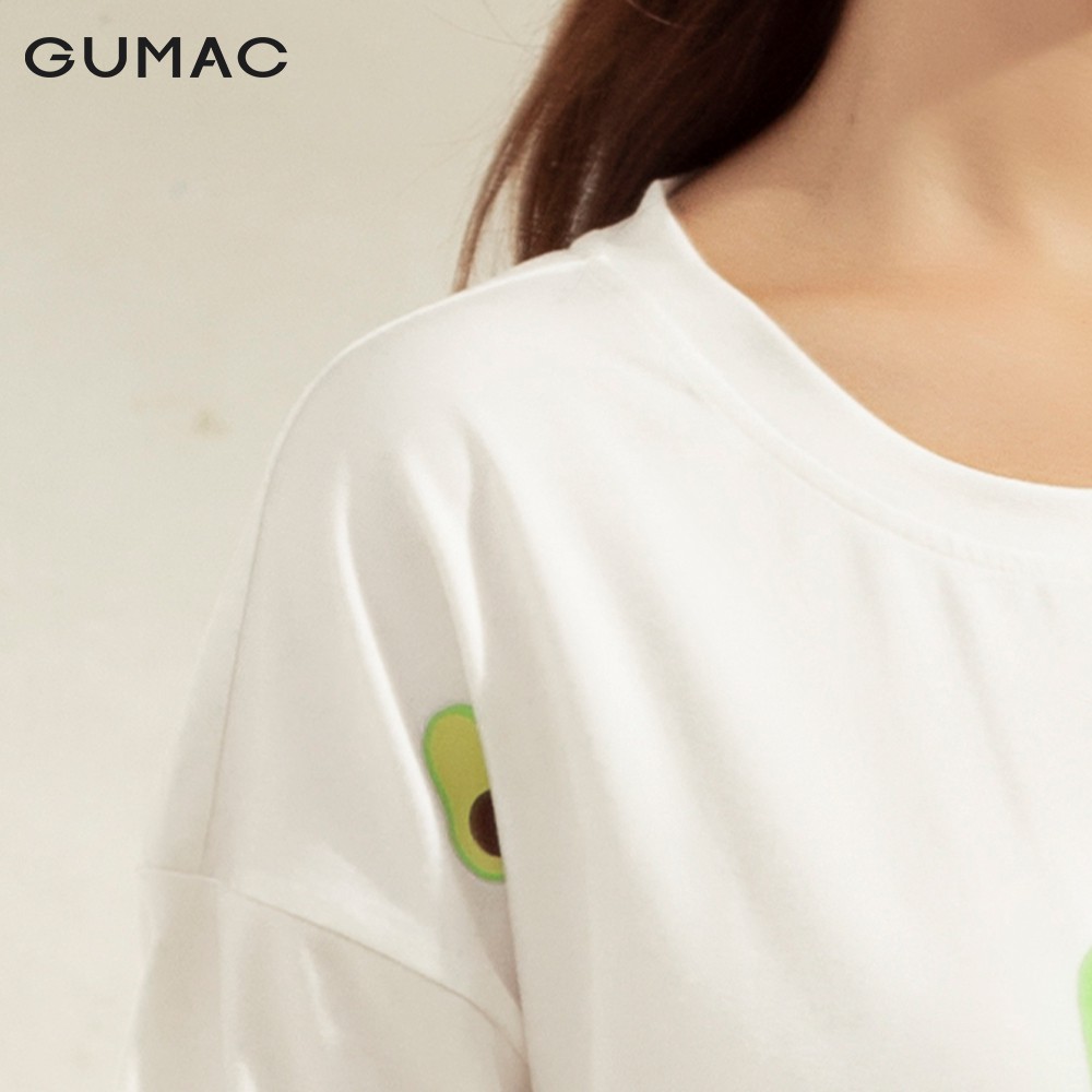 [Mã WABRGU giảm 50k đơn từ 0đ] Áo thun nữ in trái bơ GUMAC đủ màu, đủ size thiết kế basic năng động, trẻ trung ATA1116 | BigBuy360 - bigbuy360.vn