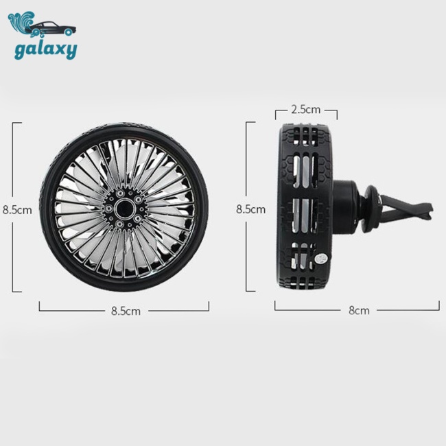 Galaxy Quạt Điện USB Mini Có Đèn LED Chất Lượng Cao Cho Xe Hơi