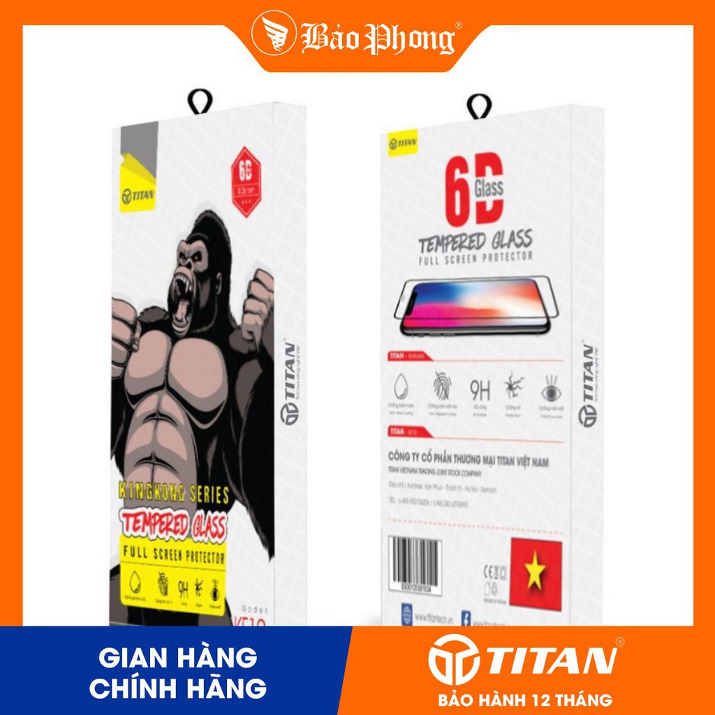 Kính cường lực 6D TITAN - KF10