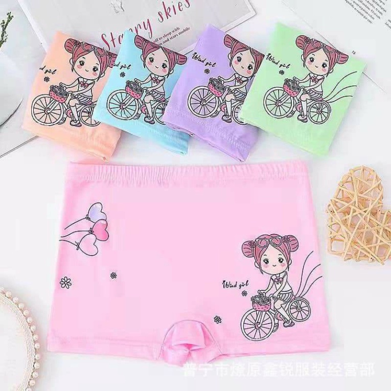 Quần chip bé gái, quần chip đùi cho bé, Quần chip đùi QC cho bé gái (8-30kg)