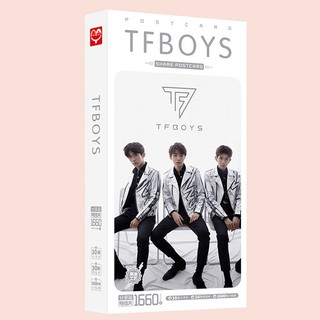 Postcard TFboys 1660 pcs mẫu mới nhất tặng vòng tay may mắn