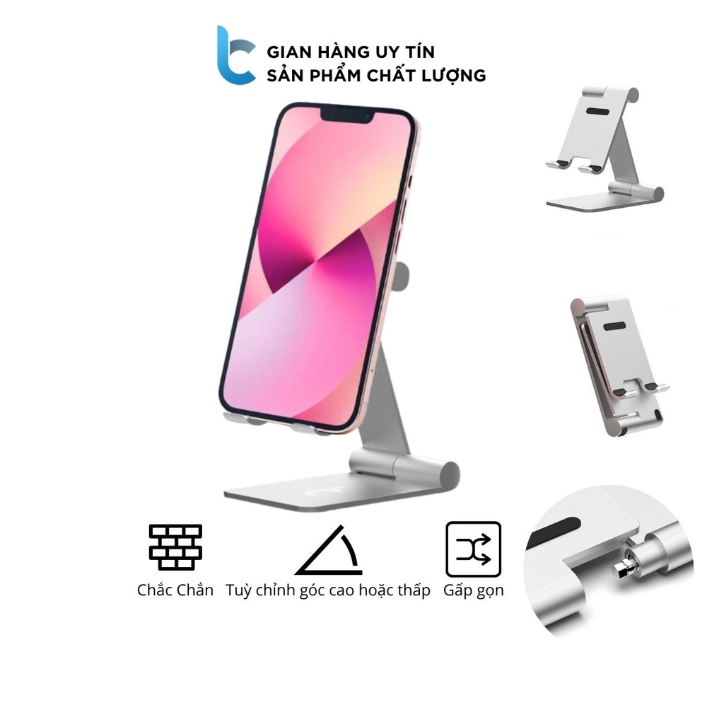 Stand/Giá Đỡ Nhôm Gập Gọn Kê iPhone, Điện Thoại Lucas Roller