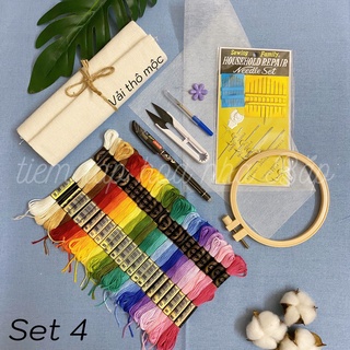 Set Tập Thêu Basic Dành Cho Người Mới Tập Thêu