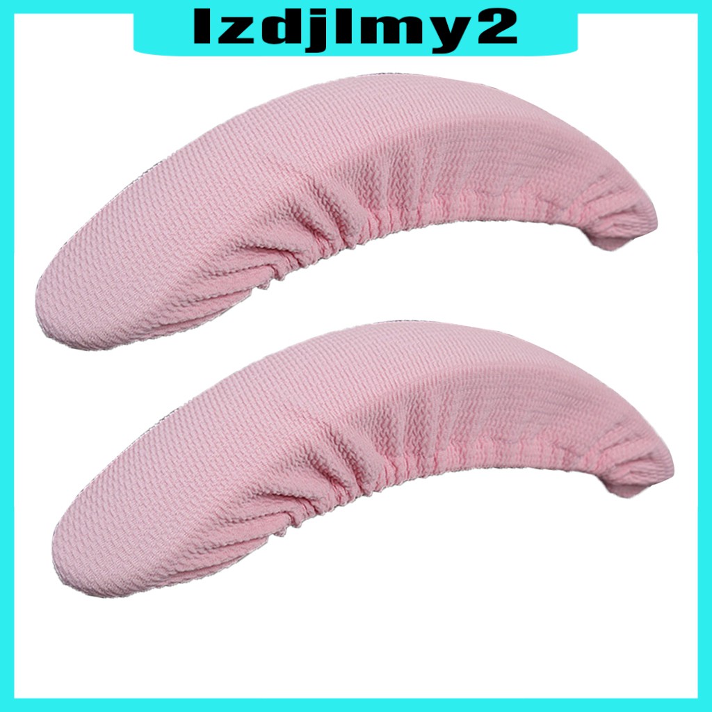 Set 2 Bọc Tay Vịn Ghế Văn Phòng Màu Hồng