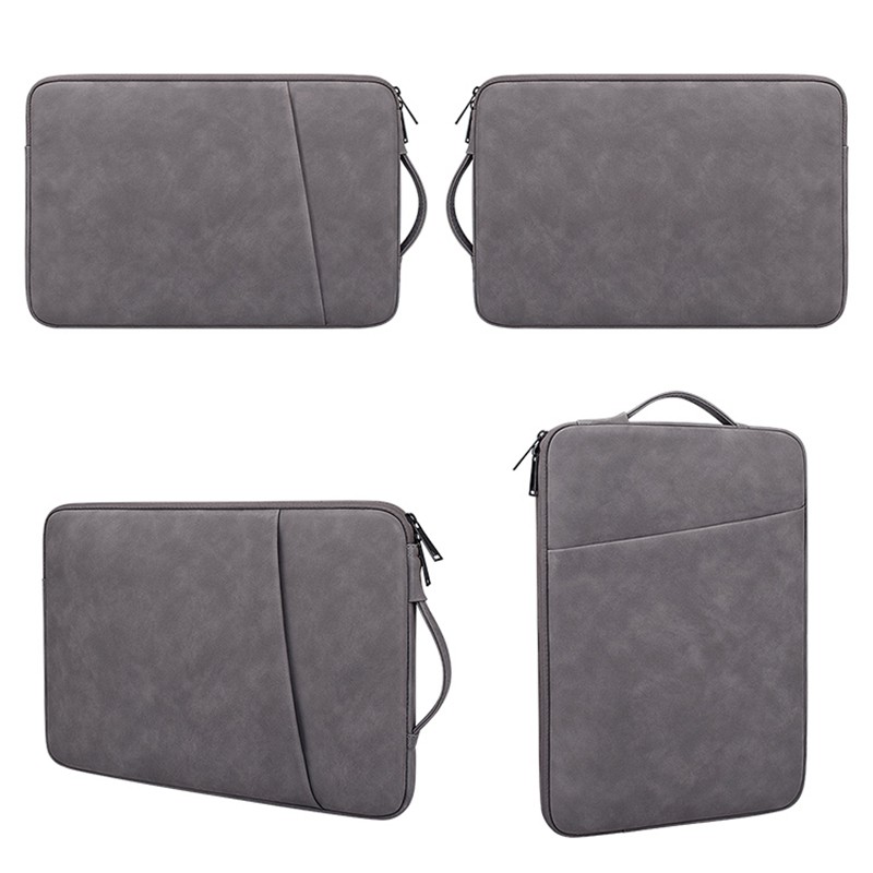 Evertoner Túi Xách Da PU Đựng Laptop Chống Thấm Nước 13.3 14 15.6 inch Cho Macbook Xiaomi Air Pro 13 15