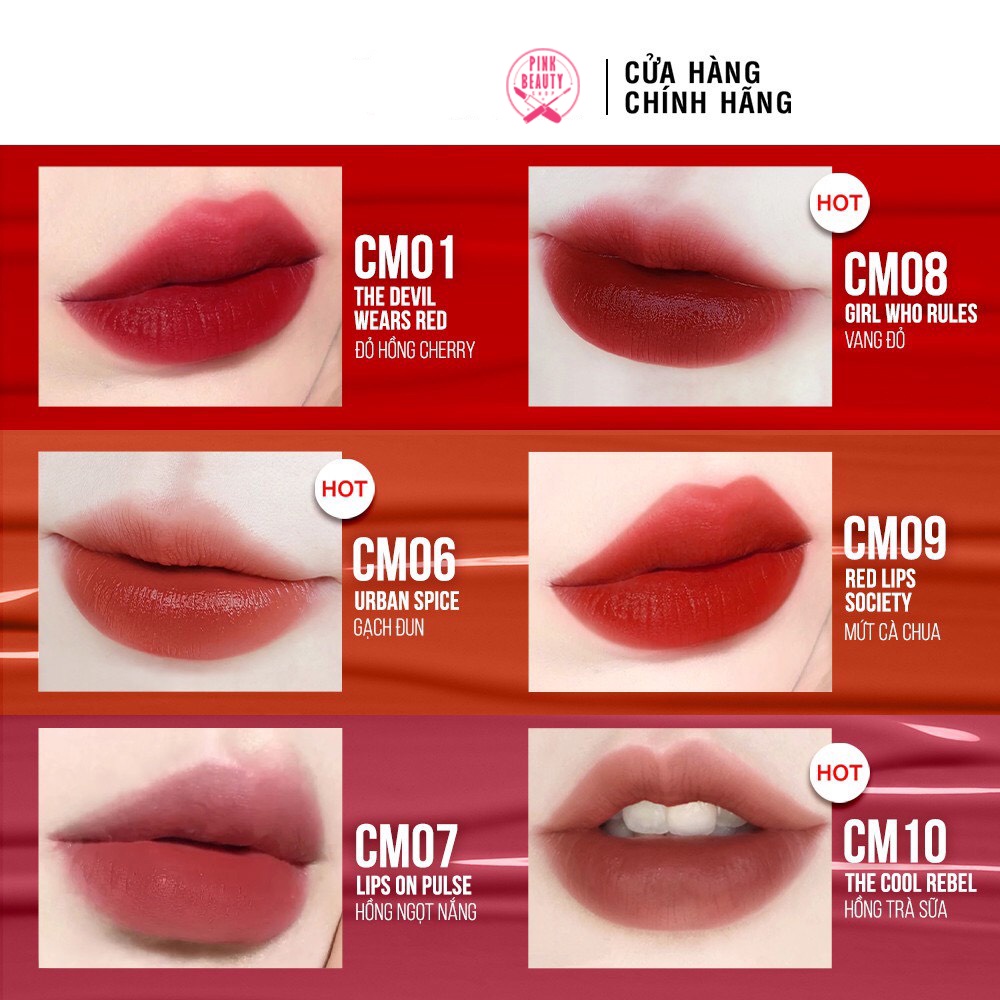 Son Kem Lì Maybelline New York Mịn Mượt Cushion Mattes 6.4ml