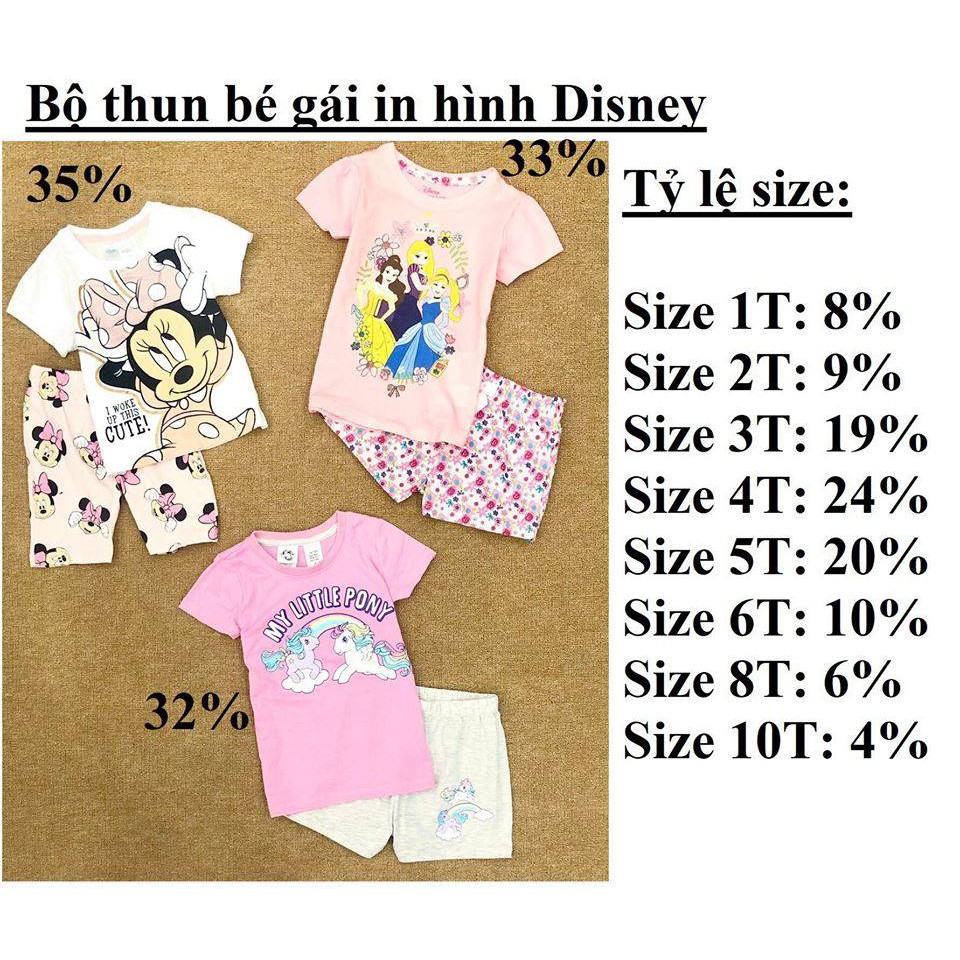 09. Bộ Disney bé gái