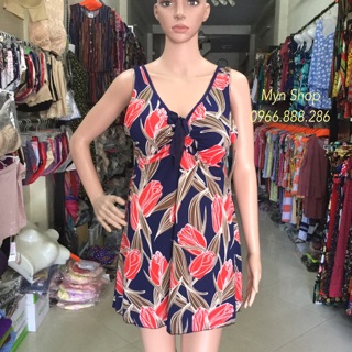 Bikini cho người mập dấu bụng- có 10 hoa văn