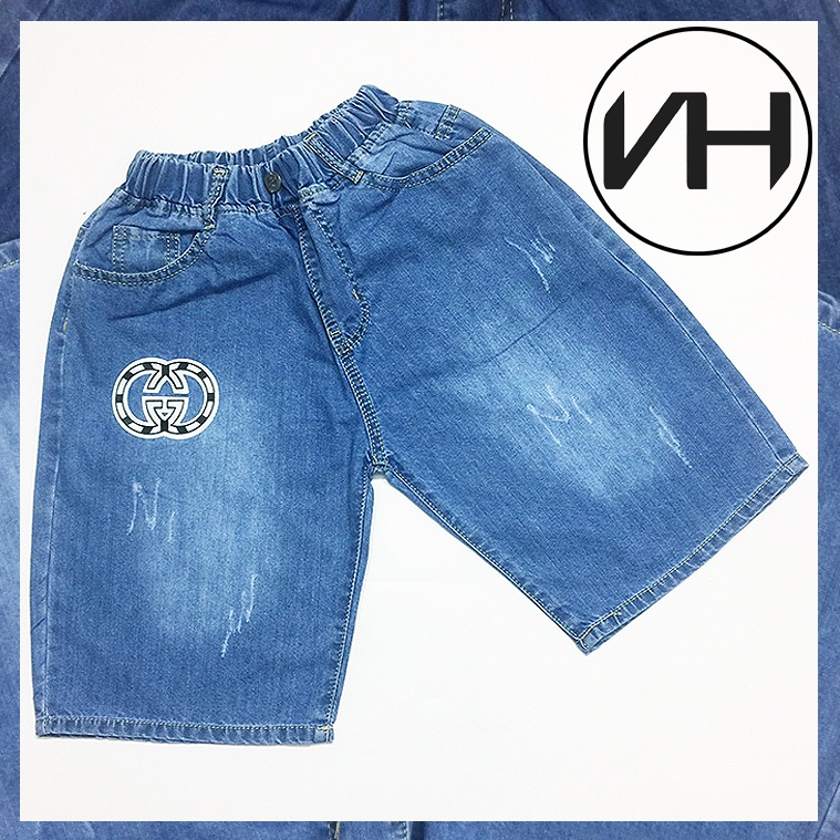 Quần cho bé trai từ 35kg đến SIZE ĐẠI 60kg, quần short jean cho bé, chất jean mềm