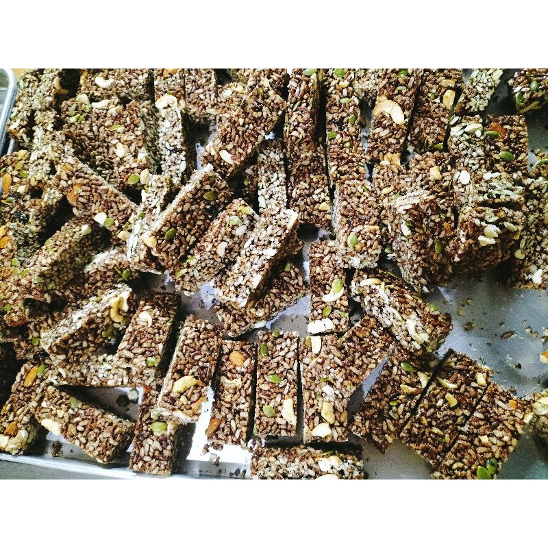 Thanh cơm gạo lứt Vidaboom bịch 500gr