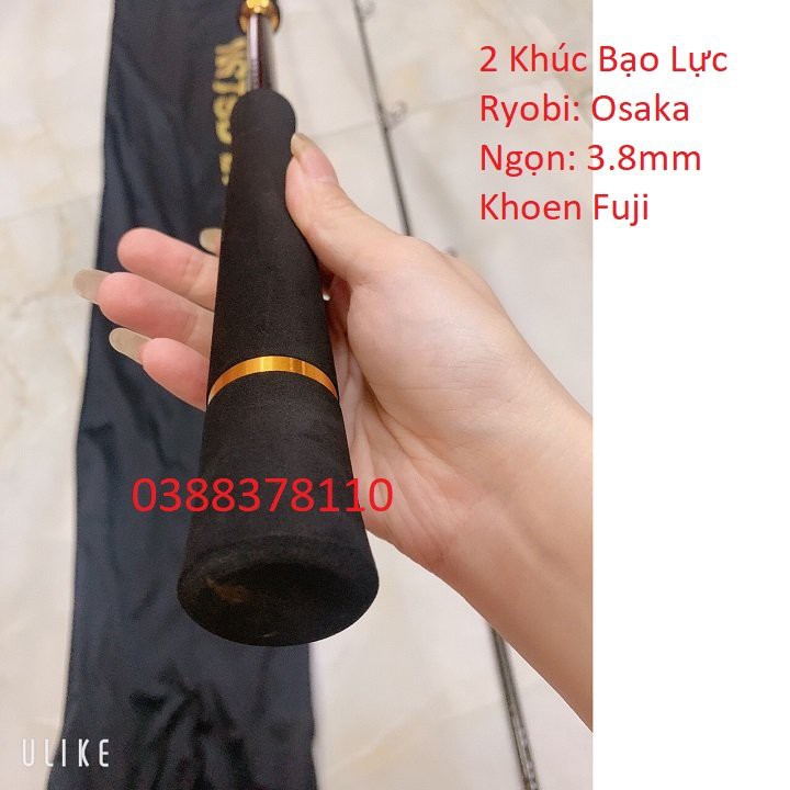 Cần Câu Cá 2 Khúc Bạo Lực, Cần 2 Khúc Ryobi OSAKA - CBL1