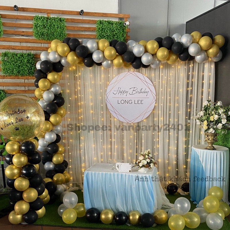 Rèm voan lưới trang trí background, phụ kiện chụp ảnh, sinh nhật, Noel, lễ, party…
