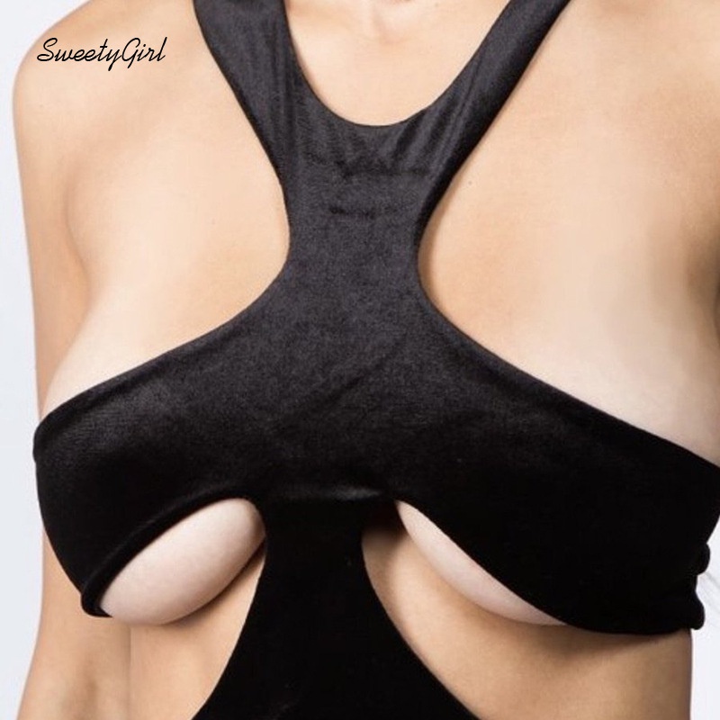 Đầm Ôm Không Tay Hở Lưng Màu Sắc Trơn Quyến Rũ Dành Cho Nữ