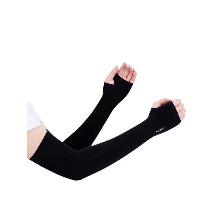 Găng tay chống nắng xỏ ngón Hàn Quốc - Bao tay đi phượt siêu mát chống tia UV VS STORE