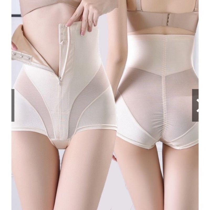 (8815) quần gen bụng  định hình có móc cài và dây kéo