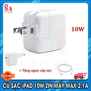 [RẺ VÔ ĐỊCH] Củ sạc IPAD 10w bóc máy (tặng kèm dây sạc)