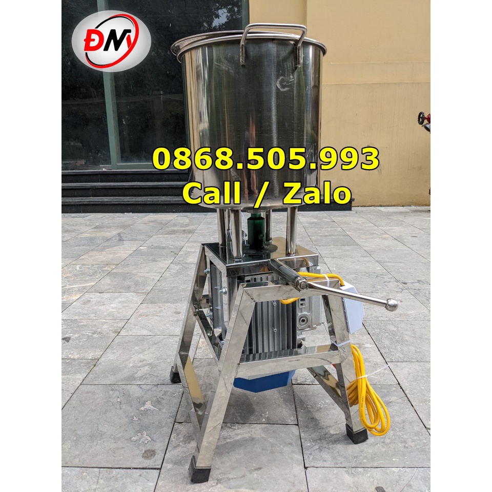 Máy xay pate 3.0Kw – xay thịt – cháo nhuyễn – xay gừng, riềng, sả, tỏi, ởt , máy làm sa tế - khung A Inox - Dao thả