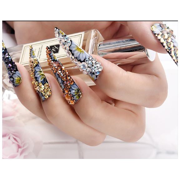 Túi 1440v đá Pha Lê trang trí móng màu HOT