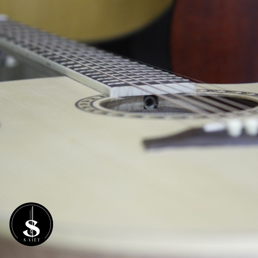 [Mã BMBAU300 giảm 10% đơn 499K] Đàn guitar acoustic cao cấp full gỗ thịt mã Custom-ES24 và Custom-ES32